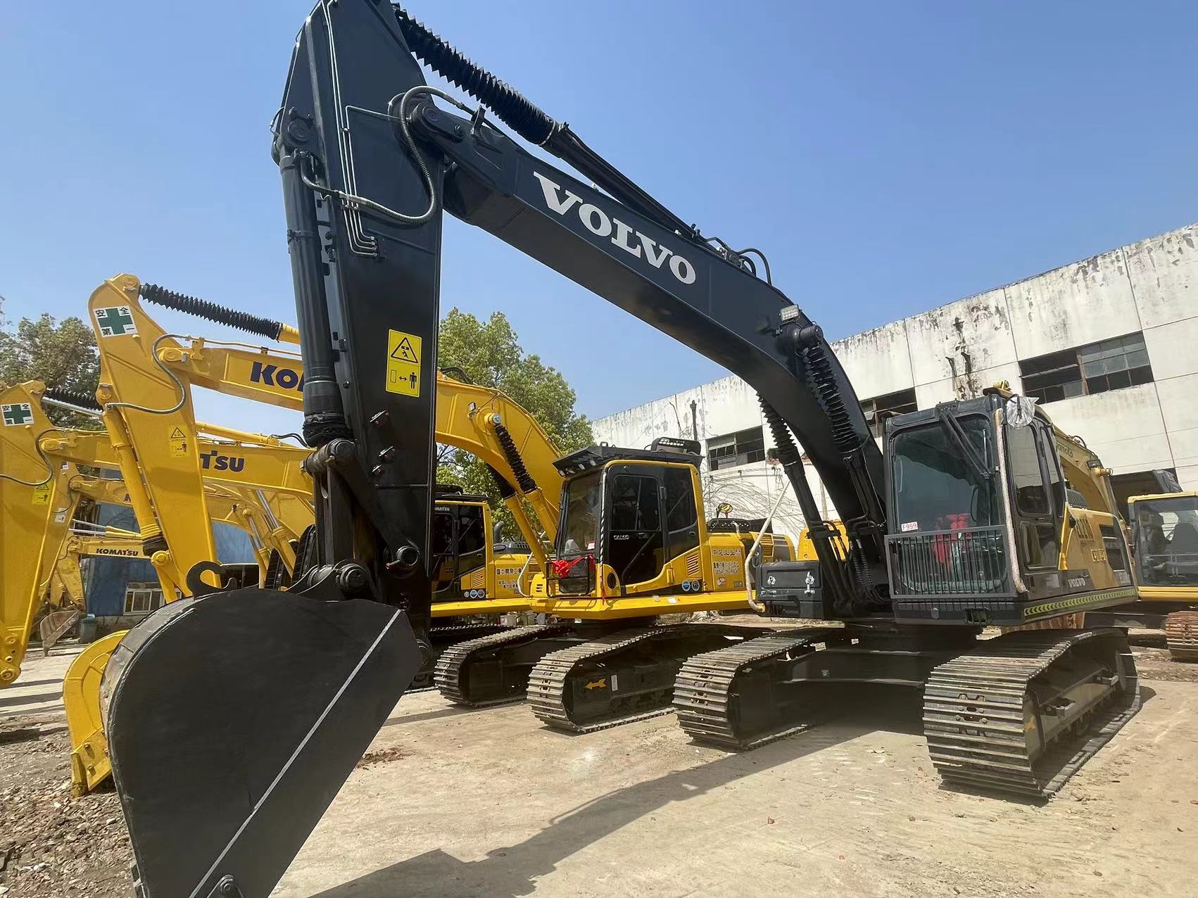 Hand earth diggerr Volvo 210 digger used machinery volvo excavator used second hand digger for sale