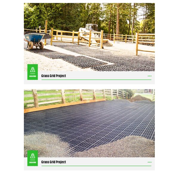 Plastic Pavers For Ground Geocell Gravel Paddock Grid Horse Grass And Farmhouse