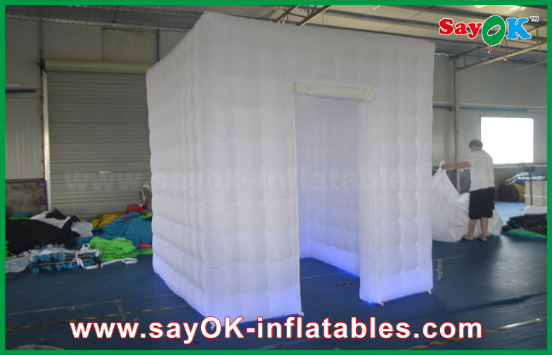 Inflatable Photo Studio 2.4 X 2.4 X 2.5m Oxford Cloth Inflatable Spray Paint Lighting Photo Booth Wall