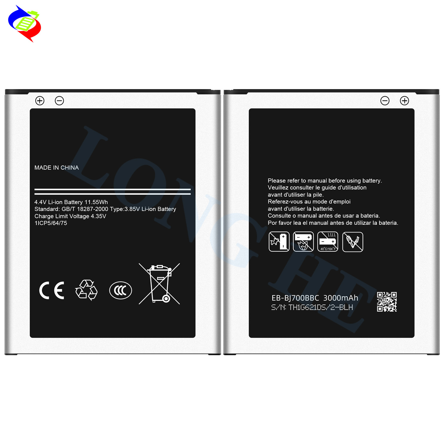 For Samsung GALAXY J7 J7008 J4 J700F J7009 J7000 J701F EB-BJ700BBC EB-BJ700CBE EB-BJ700CBC Oem Excellent Phone Batteries
