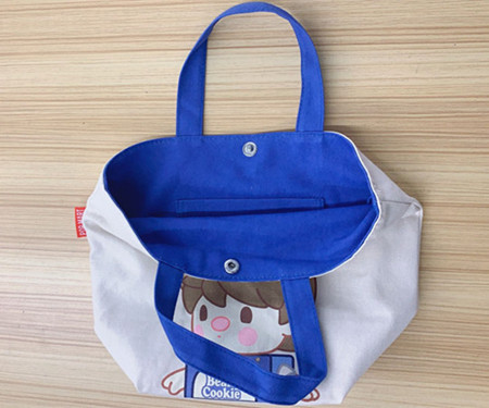 Custom Cotton Canvas Tote Bags Reusable 10oz Foldable Shopping Bag 100% Cotton