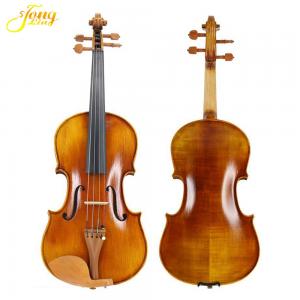 China china famous violin brand Pure handmade, hand-carved head, high-quality ebony fingerboard, full of elasticity, feel good on sale