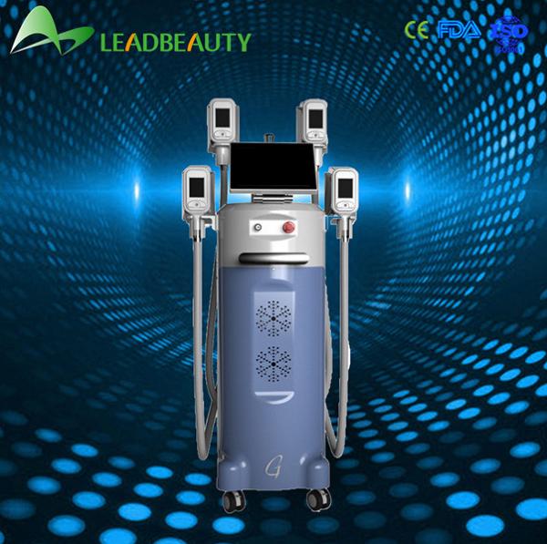 Cheap cryolipolysis machine with 4 treatment handles hot sale for sale