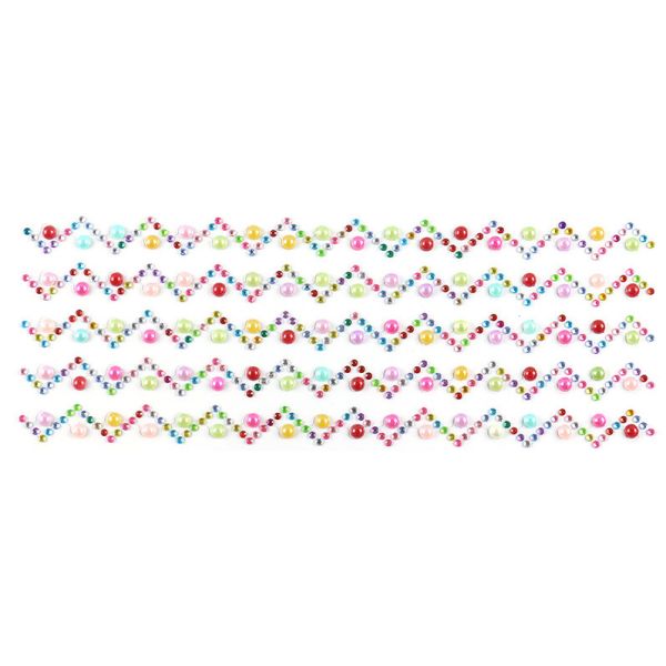 3D Acrylic Self Adhesive Stickers for kids diy craft and Decal Mobile Scrapbooking diamond pearl gem drill stickers OEM