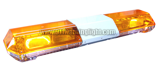 TBD-GA-03622B Xenon Strobe Lightbar + 100W siren & speaker, DC12V, Waterproof, PC lens