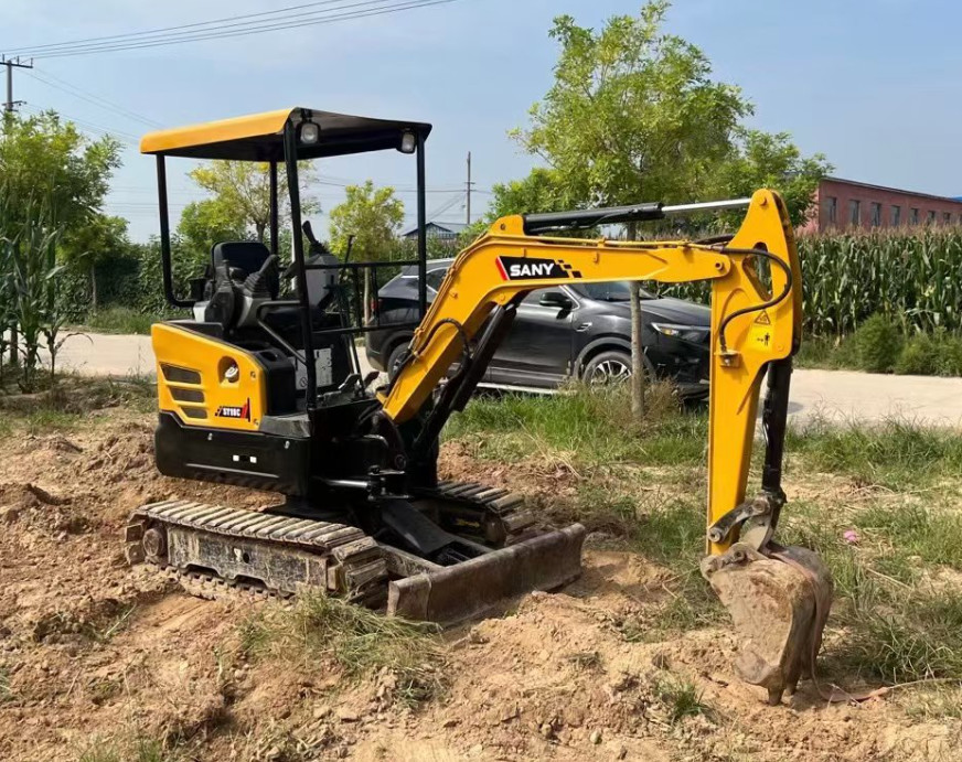 Sany Brand Mini Used Excavator SY16 2 Ton Small Crawler Digger for Garden