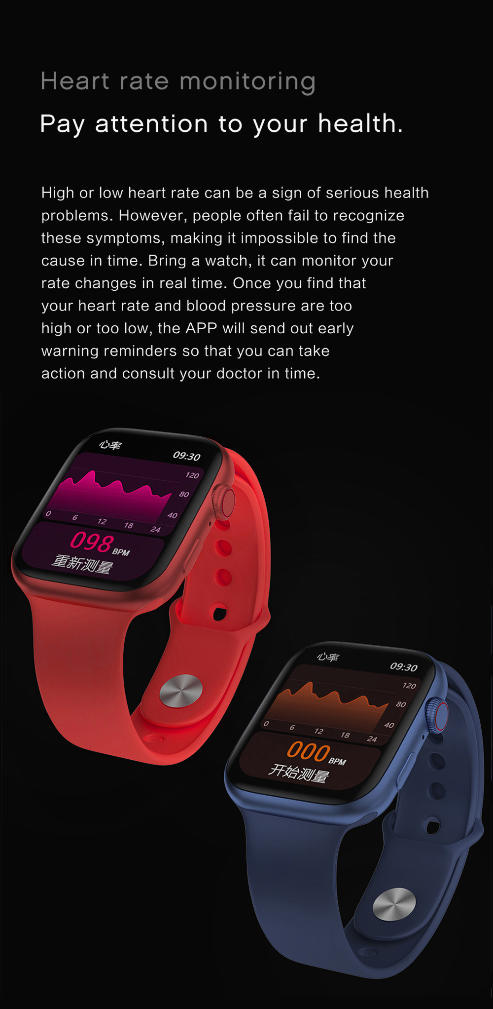 1.75" Screen 240MAH Smartwatch Bluetooth Call IWO 13 12 I8 Pro BT5.0