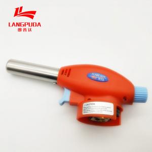 Quality Red 17cm Cassette Gas Torch Burner , Portable Butane Gas Torch wholesale