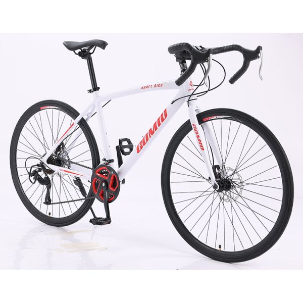 Aluminum Alloy Frame Road Bike for Adult Popular Racing Bike 12.4kg Silver/Yellow/Blue