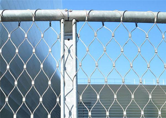 Ss316l Stainless Steel Wire Rope Mesh 7*19 Ferruled For Architectural