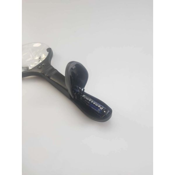 High Quality Wholesale 2.5X 5X Illuminated Magnifier, Handheld Desktop square Magnifying Glass with Led Light for Reading