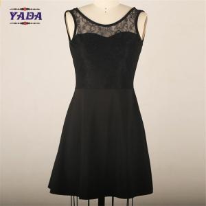 Quality Woman sexy club lace patchwork fashion woman clothes latest dress designs photos for fat women wholesale