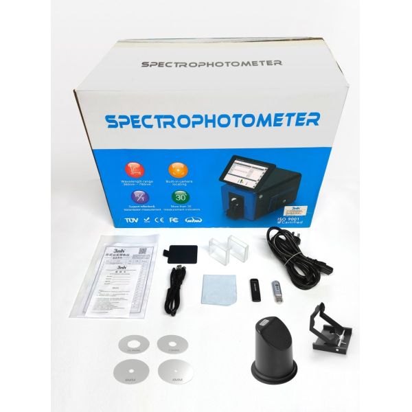 3nh TS8560 Benchtop Grating Spectrophotometer 220V Textile Matching Color Difference Data Spectrophotometer with 1 Year Warranty