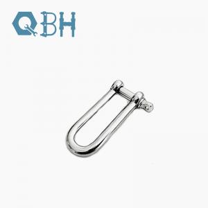 China Forged 316 Twisted Long D Shackle Stainless Steel Marine Galvanizing on sale