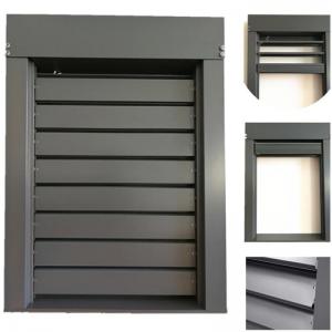 Quality Exterior 6063 Aluminium Louvered Swing Hinged Door For Office wholesale