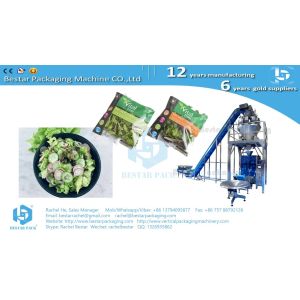 Quality Mixing salad leafy vegetables automatic weighing and pouch packaging machine wholesale