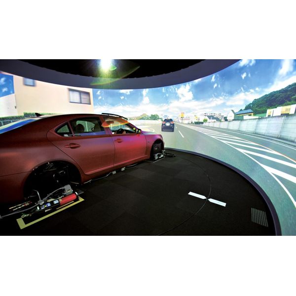 360 Degree Fixed Frame Projection Screen For Flight Simulation