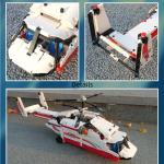 ABS Plastic Modern Military Models Flexible Remote Control Helicopter Building