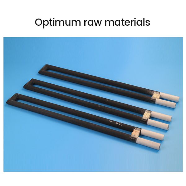 1600°C Max Temp Silicon Carbide Heating Elements with High Oxidization Resistance and Customized Sizes for Industrial Furnaces