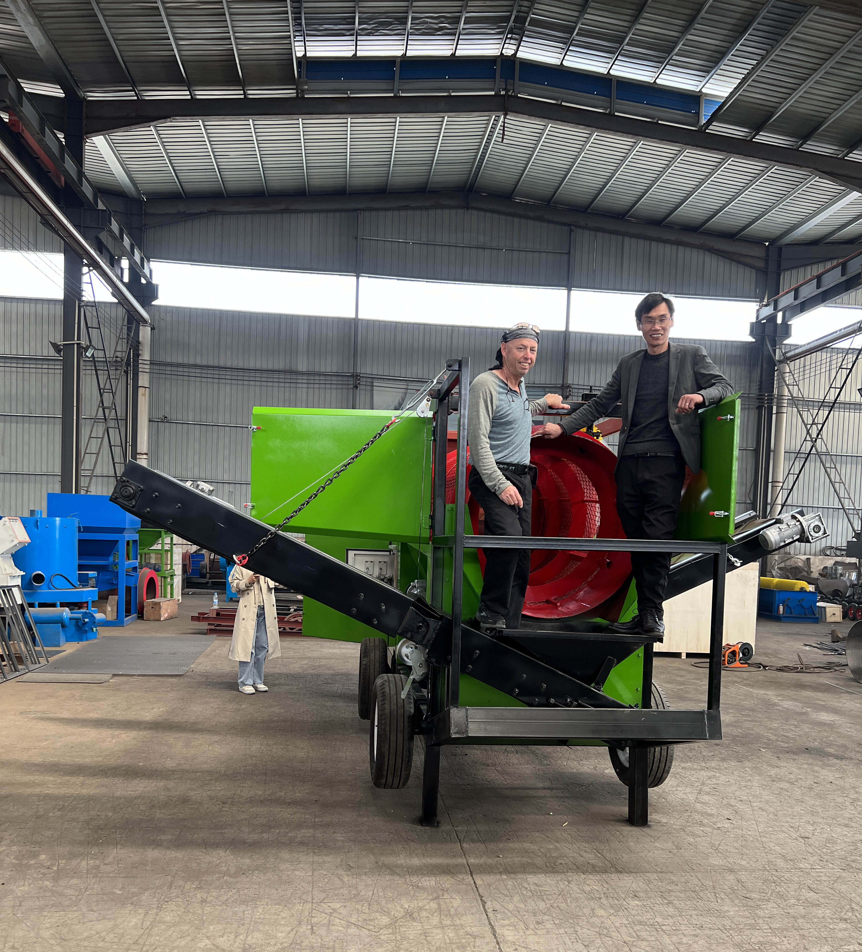 Mobile Drum Circular Compost Sifter The Ultimate Choice for Compost Production