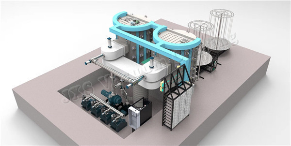 Customized Chamber Size PVD Vacuum Coating Machine For Ceramic Tile And Stainless Steel