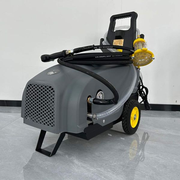 Silent Design Mobile Car Wash Machine 380V 3.0kw With High Pressure Pump