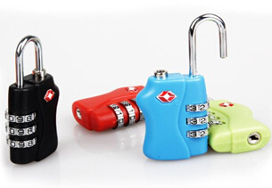 TSA 3-digit travel bag accessories lock