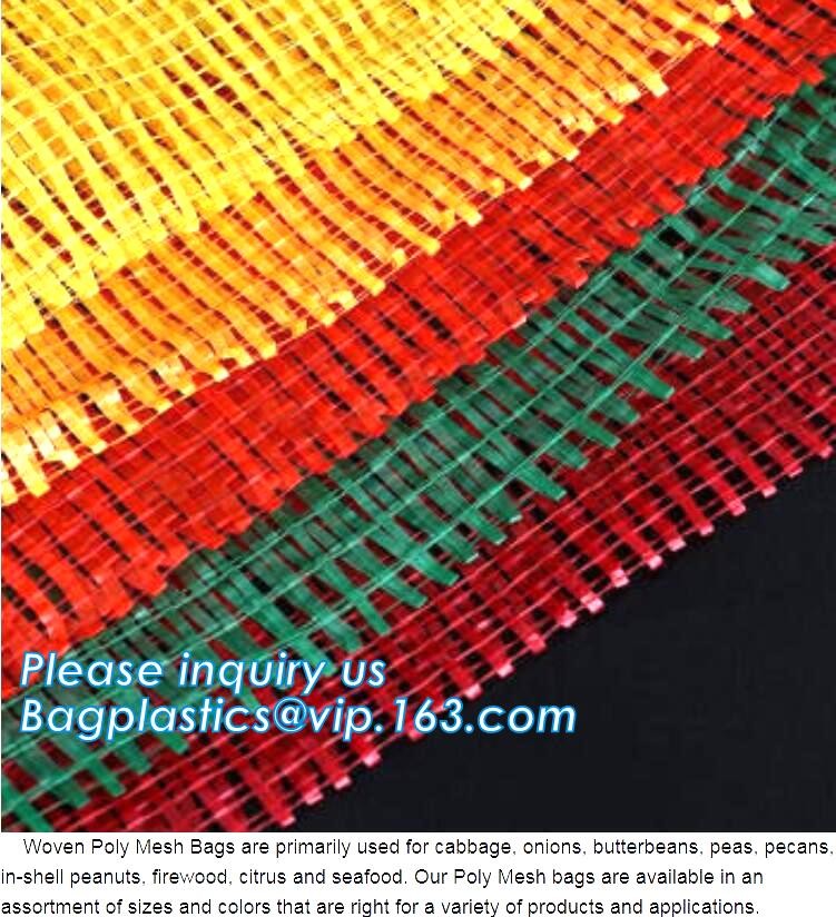 21*31cm Portable PE Fruit Oyster Onion Raschel Mesh Soap Net Bag With Handle,Cheap PP/PE Knitted plastic raschel leno me