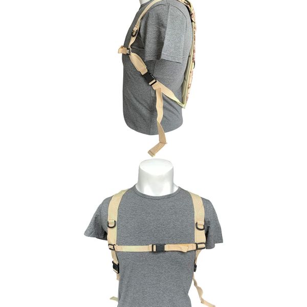 34*20*4cm Backpack With Water Bottle PVC Lining Material Perfect for Outdoor Training