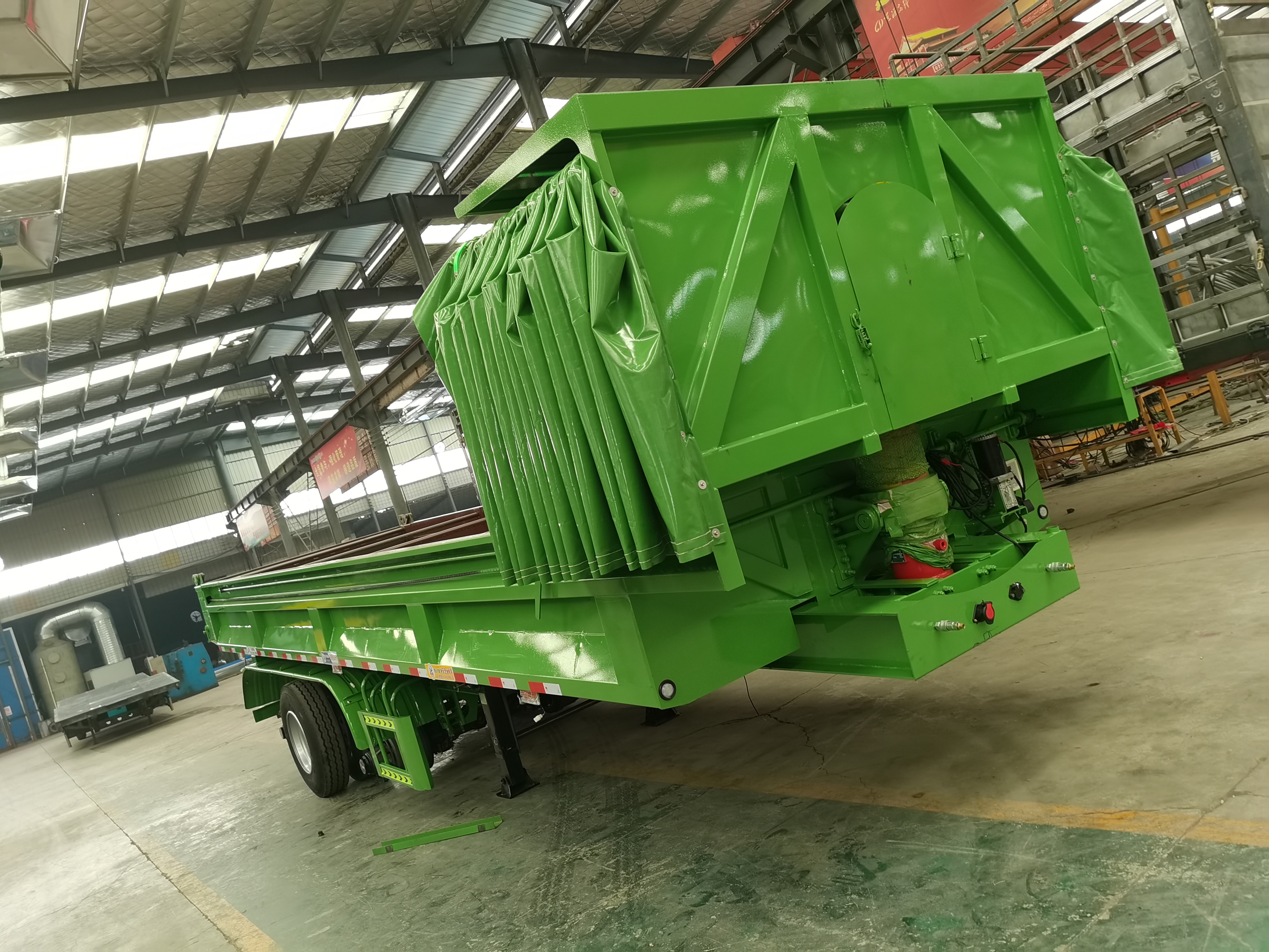 40 Ton Dump Truck Tractor Tipper Trailer Semi-Trailer Sales for Tractor Rim 9.00-22.5