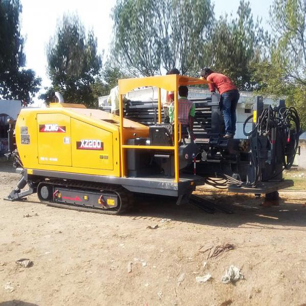 Cheap 97KW power engine Horizontal Directional Drilling Rigs , Comfortable Hdd Rig for sale