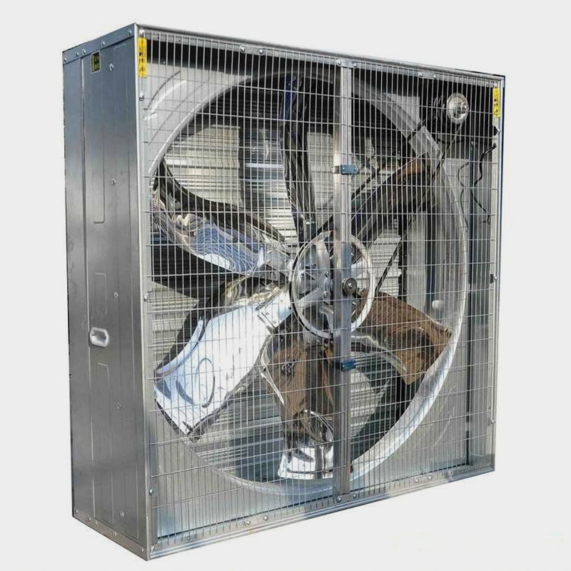 Belt Drive Poultry Exhaust Fan Chicken Coop H Type Automatic Broiler Feeder