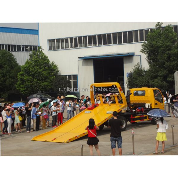 Foton Aumark Road Wrecker Truck 4x2 Flat Bed Recovery Truck Euro Ⅲ Standards