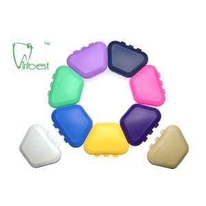 Quality Disposable PP Dental Teeth Retainer Case Box With Hole wholesale
