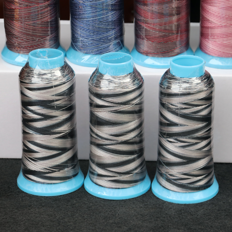 96 Colors Mixed Color 4000 Yards Polyester/Viscose 120D/2 Variegated Embroidery Thread