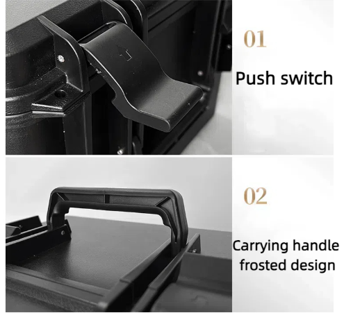 Customizable Lockable IP67 Waterproof Tool Storage Case Heavy Duty Flight Case