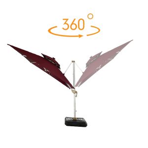 Quality Factory price Luxury Wind-Resistant Roman Umbrella with Lighting wholesale