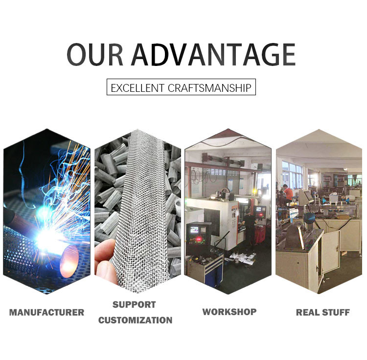 304 Stainless Steel Perforated Cylindrical Tubes For Hotels Industry Filter