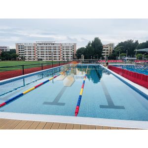 Quality Convenient Assembled Household Outside Swimming Pool Prefab Competition Swim Pool wholesale