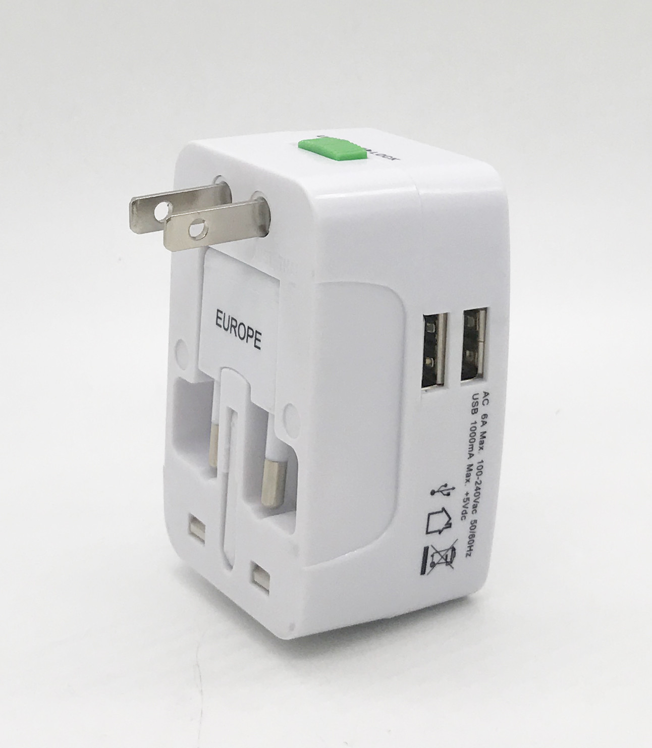 Interchangeable Plug Phone Global Universal Travel Chargers