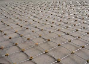 Quality Stainless Steel Safety Wire Mesh Net For Slope Fall Protection ISO9001 Listed wholesale