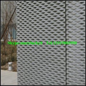 China Decorative aluminum facade expanded mesh/Aluminum building facade on sale