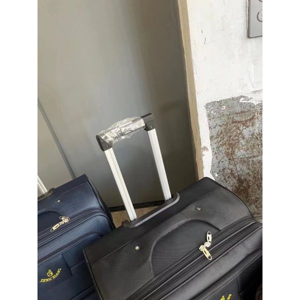 Sturdy Practical Large Fabric Suitcase , Lightweight Polyester Trolley Bag