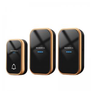 China OEM Wireless Audio Only Doorbell Calling Bell Waterproof IP44 With 3 Receivers on sale