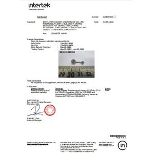 Shenzhen Hongti Jewelry Co., Ltd. Certifications