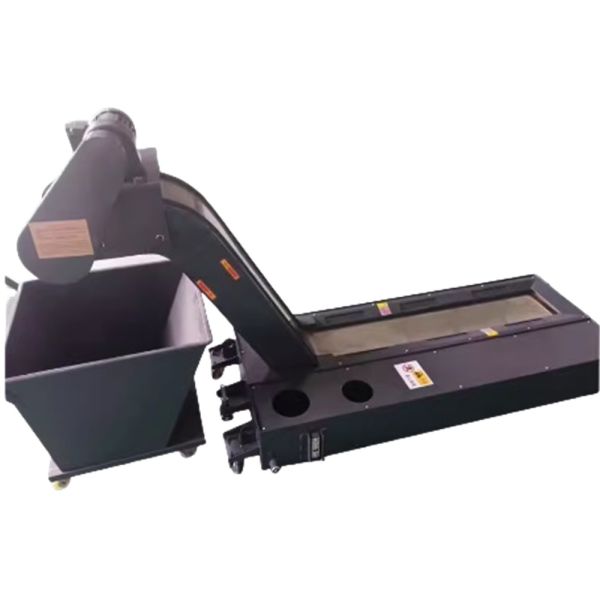 Industrial Smooth Throw Chip Removal Machine , CNC Machine Type Chip Conveyor