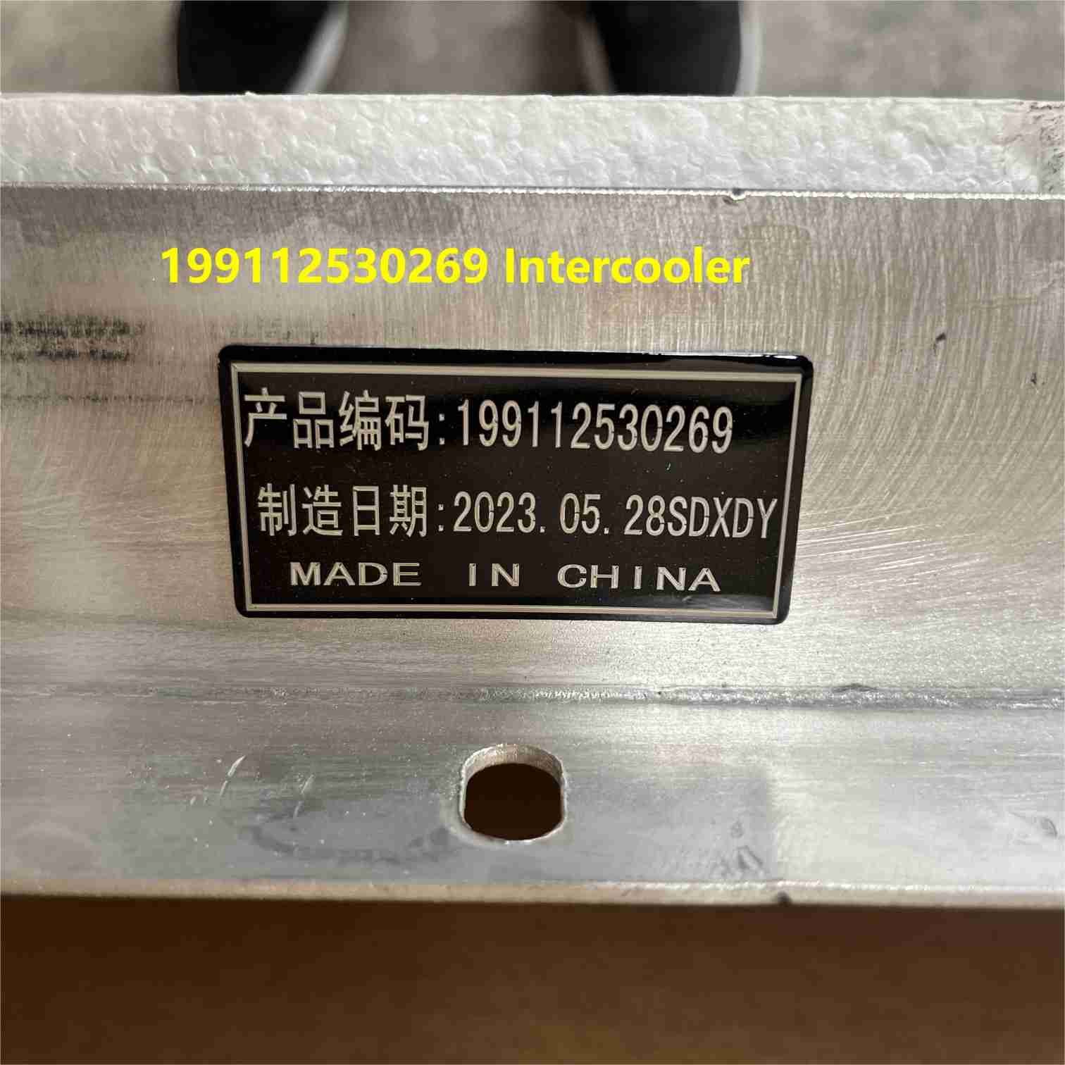 199112530269 Shacman Truck Parts Intercooler Assembly Shacman F3000 Truck Parts