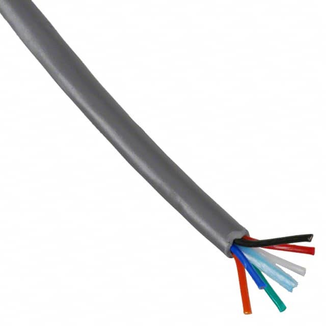 A124-1000-Nd Alpha Wire Cable 6cond 22awg Slate 1000'