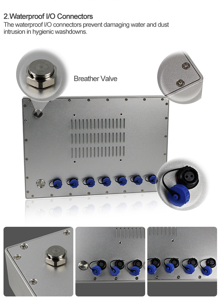 Outdoor Resistive Ip66 Waterproof Touch Screen PC Humid Environment Use