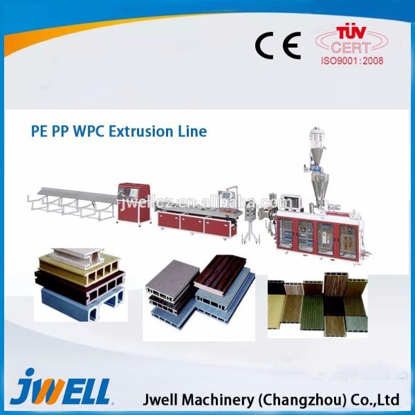 Cheap JWELL PE, PP WPC  Wood-Plastic Extrusion Line for sale